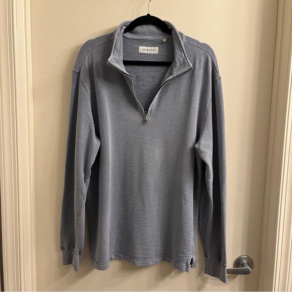Alan Bilzerian 1/4 Zip Sweatshirt Medium